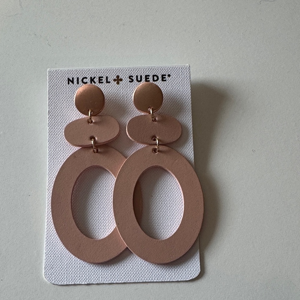 Nickel & Suede Pink Clay Gias